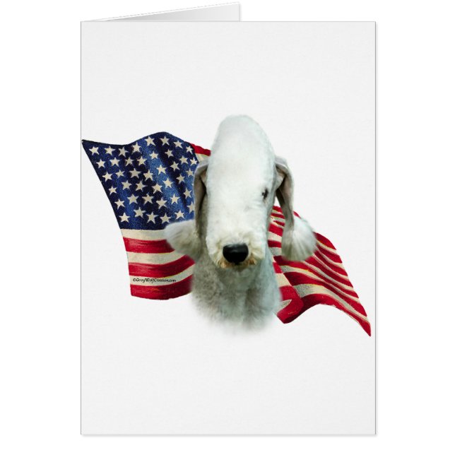 Bedlington Terrier Flag (Front)