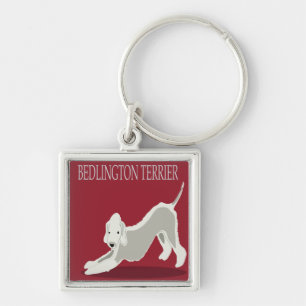 bedlington terrier key ring