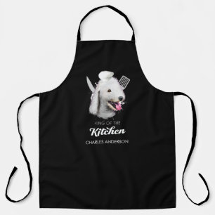 Bedlington Terrier King of the Kitchen Cooking Dog Apron