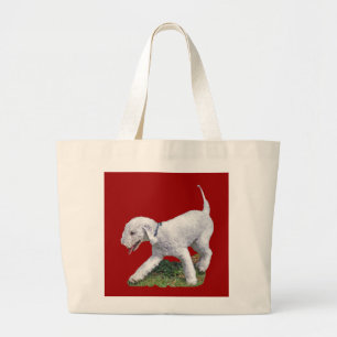 Bedlington Terrier Large Tote Bag