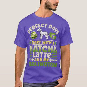 Bedlington Terrier Matcha Latte T-Shirt