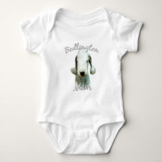Bedlington Terrier Mum 2 Baby Bodysuit