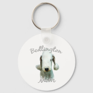 Bedlington Terrier Mum 2 Key Ring