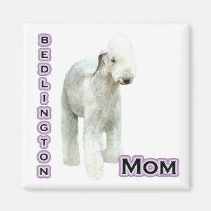 Bedlington Terrier Mum 4 - Magnet