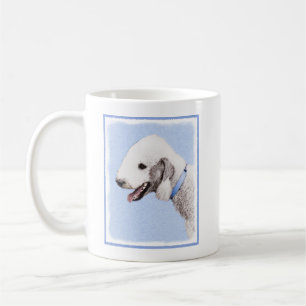 Bedlington Terrier Painting - Original Dog Art Coffee Mug