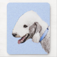 Bedlington Terrier Painting - Original Dog Art