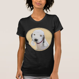 Bedlington Terrier Painting - Original Dog Art T-Shirt