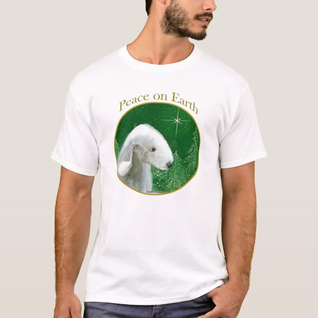 Bedlington Terrier Peace T-Shirt (Front)
