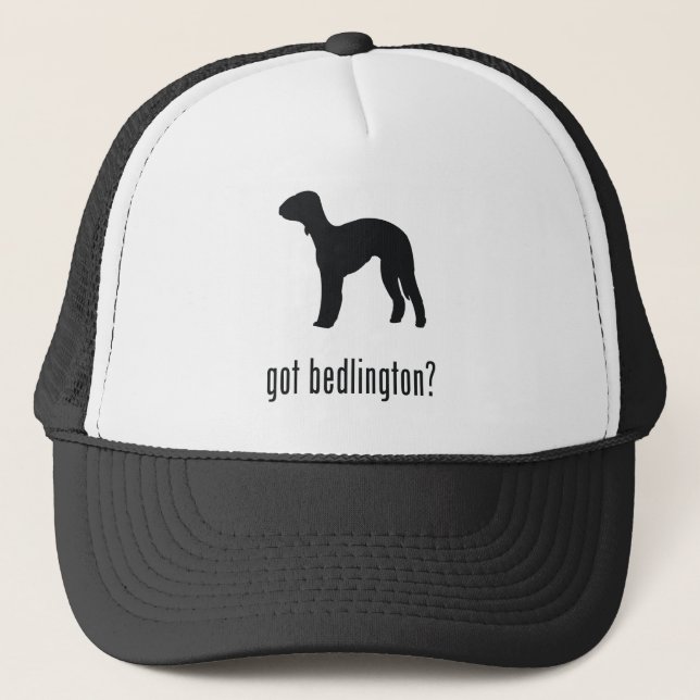 Bedlington Terrier Trucker Hat (Front)