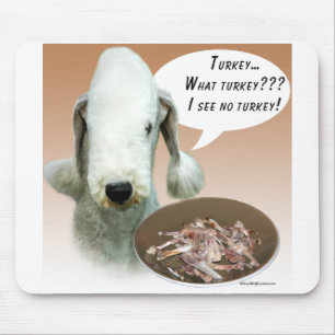 Bedlington Terrier Turkey Mouse Mat