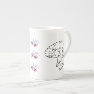 Bedlington Terriers Bone China Mug