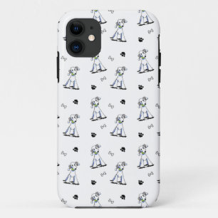 Bedlington Terriers Bones n Paws iPhone 11 Case