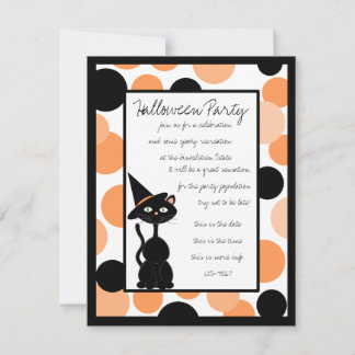 Bedotted Halloween Invites
