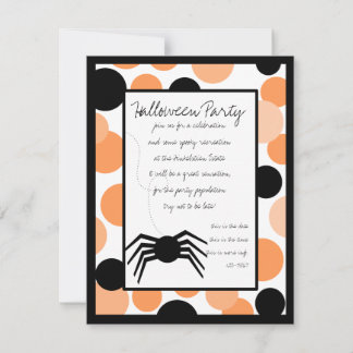 Bedotted Halloween Invites
