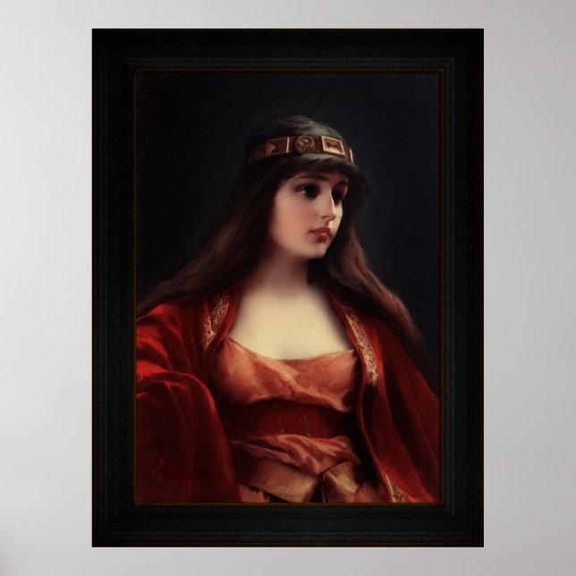 Bedouin Girl by Luis Ricardo Falero Poster (Front)