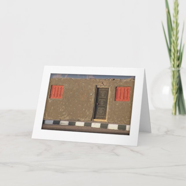 Bedouin House Greeting Card (Front)