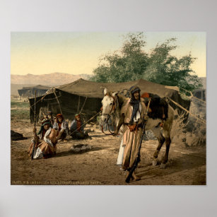 Bedouin Tent in the Holy Land Poster