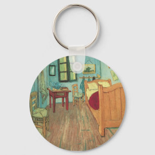 Bedroom in Arles by Vincent van Gogh Key Ring