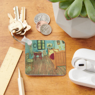 Bedroom in Arles by Vincent van Gogh Key Ring