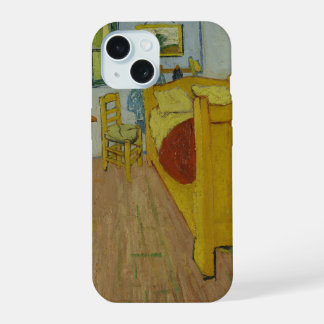 Bedroom in Arles, Oil Painting, Vincent Van Gogh iPhone 15 Case