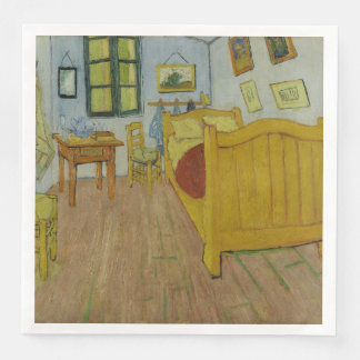 Bedroom in Arles, Oil Painting, Vincent Van Gogh Napkin
