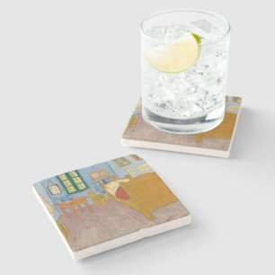 Bedroom in Arles   Vincent van Gogh Stone Coaster