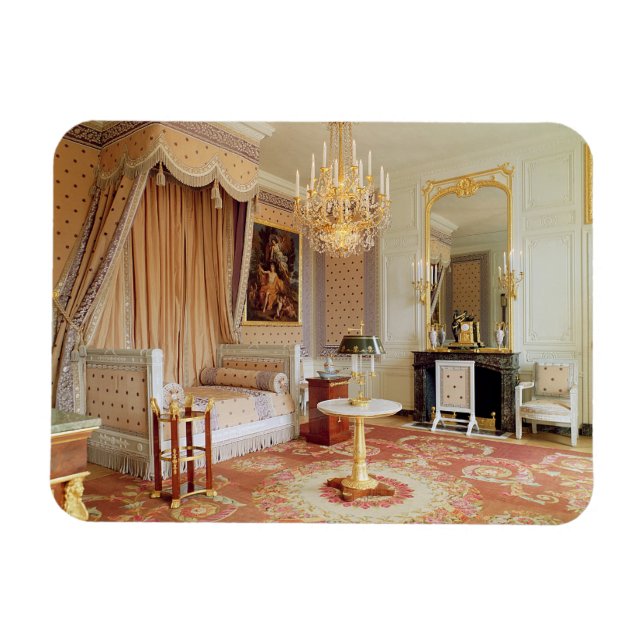 Bedroom in the Grand Trianon (photo) Magnet (Horizontal)
