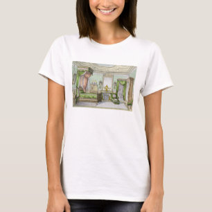 Bedroom in the Renaissance style (colour litho) T-Shirt