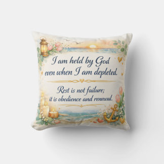 Bedroom Messianic Jewish Decor - Encouragement Art Cushion