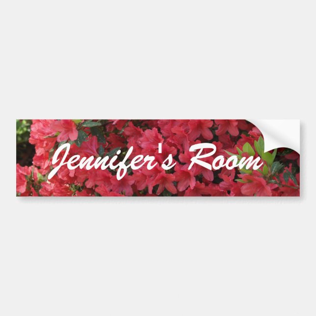 bedroom name sticker (Front)