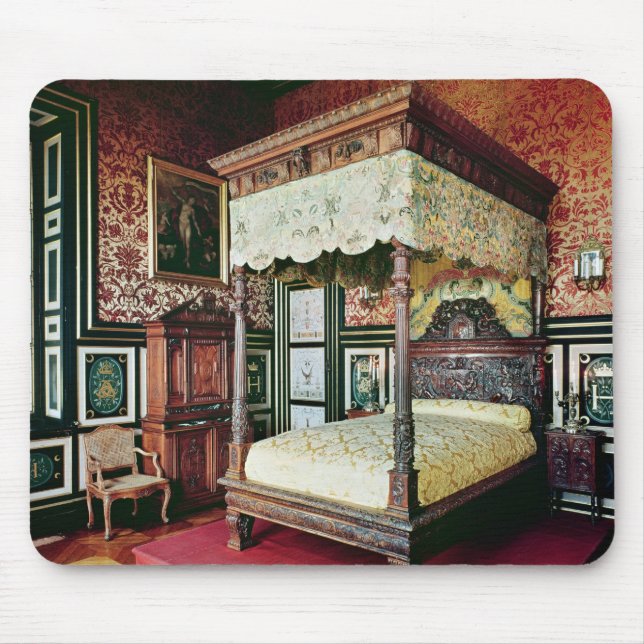 Bedroom of Henri II  and Diane de Poitiers Mouse Mat (Front)