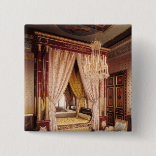 Bedroom of Queen Hortense de Beauharnais 15 Cm Square Badge