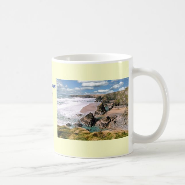 Bedruthan Steps, Cornwall Coffee Mug (Right)