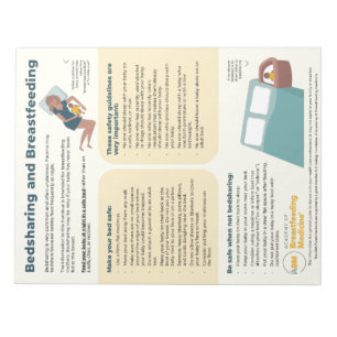 Bedsharing and Breastfeeding Tear-away (English)  Notepad