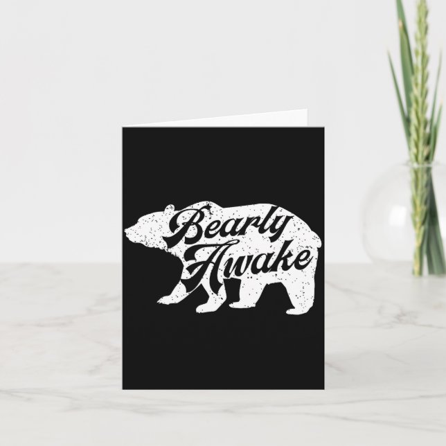 Bedstefar Like A Normal Grandpa But Cooler Retro  Card (Front)