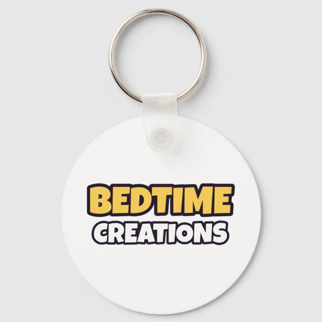 Bedtime Creations Logo Keychain (Front)