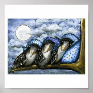 bedtime crows poster