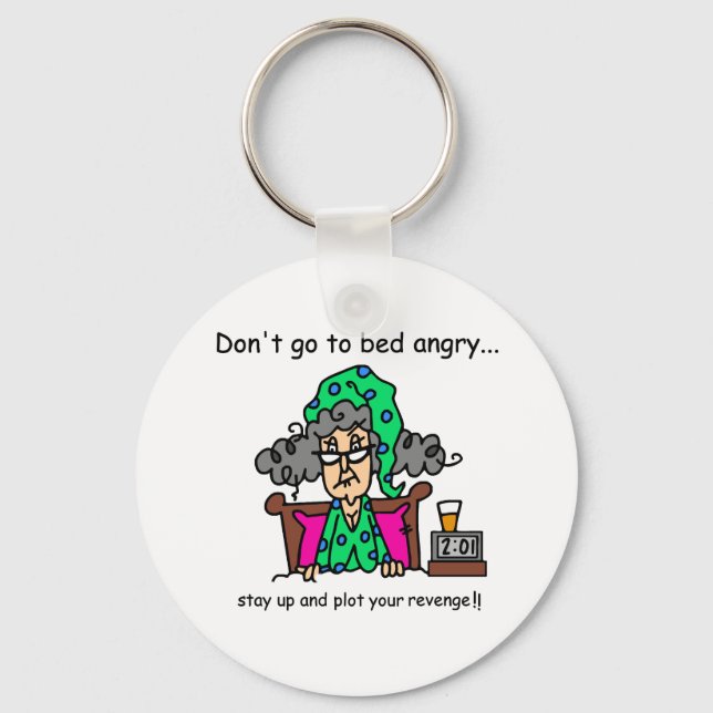 Bedtime Humour Key Ring (Front)