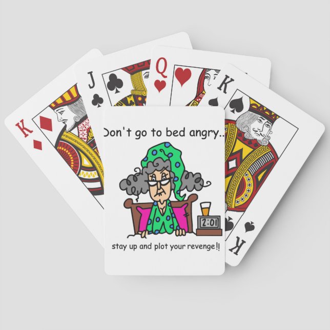 Bedtime Humour Playing Cards (Back)