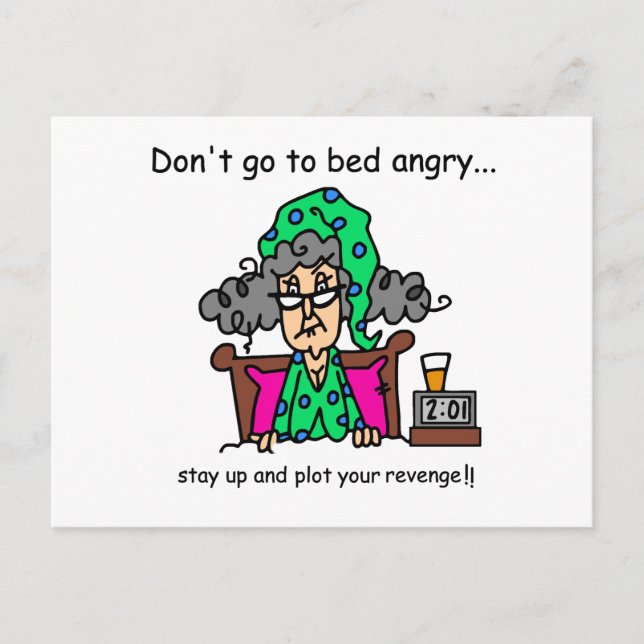 Bedtime Humour Postcard (Front)