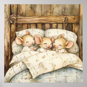 Bedtime Mice Poster