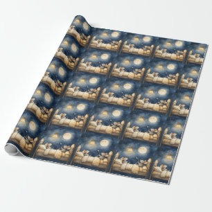 Bedtime Mice Wrapping Paper