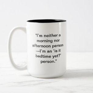 Bedtime Mug Personalised Gift for Sleep Lovers