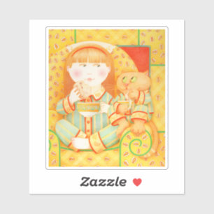 BEDTIME SNACK 4" Vinyl Sticker