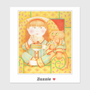 BEDTIME SNACK 6" Vinyl Sticker