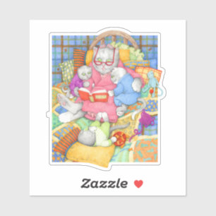 BEDTIME STORY 4" Vinyl Sticker