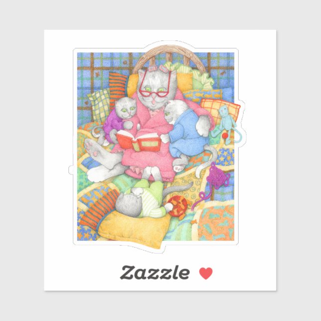 BEDTIME STORY 4" Vinyl Sticker (Sheet)