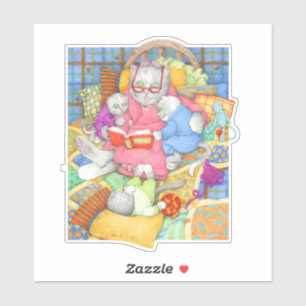 BEDTIME STORY 6" Vinyl Sticker