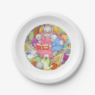BEDTIME STORY 7" Round Paper Plates