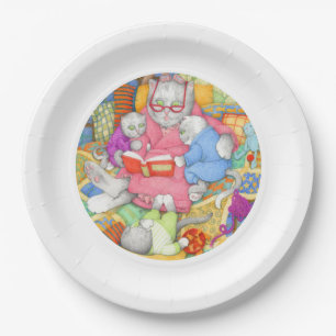 BEDTIME STORY 9" Round Paper Plates